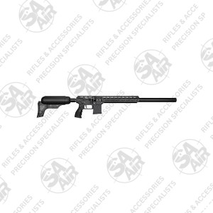 The FX DRS MKII Tactical CB Standard 600 5.5mm features improved airflow, higher power potential and greater configurability. Features include the air reservoir mounted around the barrel with a second carbon bottle in the stock, as well as a 600mm APB barrel and Tactical 53cc plenum.