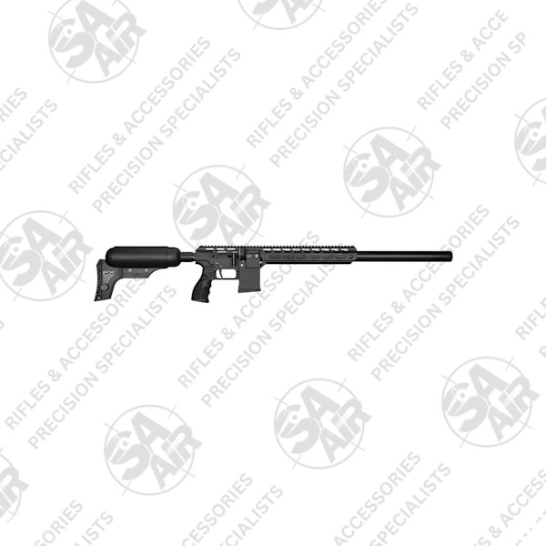 The FX DRS MKII Tactical CB Standard 600 5.5mm features improved airflow, higher power potential and greater configurability. Features include the air reservoir mounted around the barrel with a second carbon bottle in the stock, as well as a 600mm APB barrel and Tactical 53cc plenum.