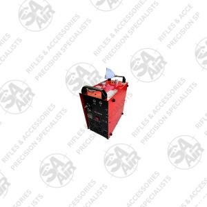 The Titanium GX CS4-I 12V/220V 300BAR Autostop Compressor with dual cooling systems can run off 12V or 220V power to fill your PCP airgun. Features include an auto-stop function and built-in moisture filter system.