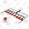 For hours of fun and to improve your shooting, get the T9 Metal Field Reset Target. Featuring 9 in total 5mm thick metal targets that reset when you shoot the top target, so no need to walk downrange to set the targets again.