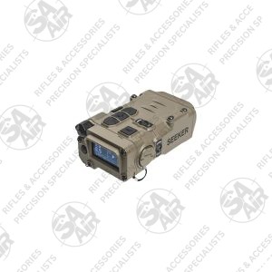The Element Seeker Weapon Mounted Laser Rangefinder uses a Ballistic Calculator and sensors, giving accurate adjustments out to 3000 meters. It connects to your weapon system, can be "zeroed" to your riflescope and allows you to range and engage your target without changing position.